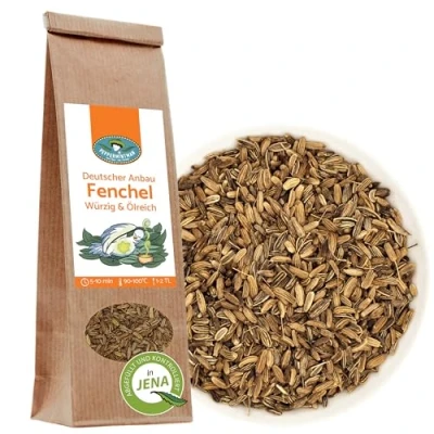 Abbildung von Fenchelsamen 400g Deutscher Anbau aromastark und hochölhaltig PEPPERMINTMAN