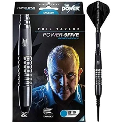 Abbildung von Target Darts Phil Taylor Power 9 Five 4. Generation 18G Wolfram Softdarts Set Dartpfeile
