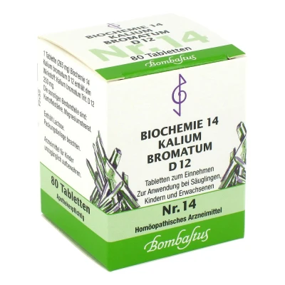 Abbildung von Biochemie 14 Kalium bromatum D 12 Tablet 80 St