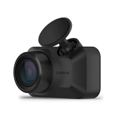 Abbildung von Garmin Dash Cam Mini 3 kleine mit 1.080p HD Auflösung, 140 Bildwinkel, Clarity Polfilter und automatischer Unfallerkennung