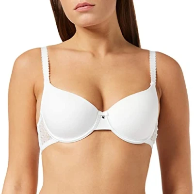 Abbildung von Sassa Damen Schalen BH, Weiß (Weiß 100), 80D