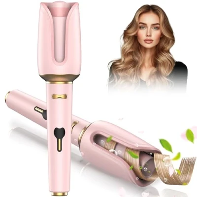 Abbildung von Lockenstab Automatisch Große Locken 30mm mit LCD Display 4 Einstellbare Temperatur Lockenwickler Anti Verbrennungs Hair Curler Automatischer iron Schnelle Erhitzung