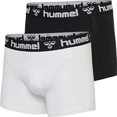 Abbildung von HUMMEL MÄNNLICH HMLMARS 2PACK Boxers, Black/White, 2XL