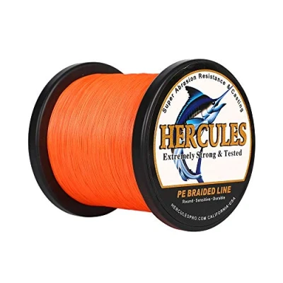 Abbildung von Hercules Super Cast 100m 2000m 109 2196 Yards Geflochtene Angelschnur 6lb 100lb Test für Salzwasser Süßwasser PE Geflecht Fischdraht Superline 4 Stränge