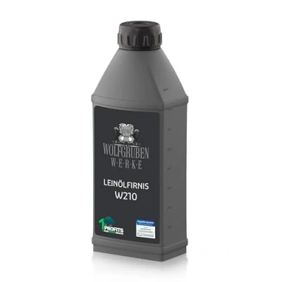 Abbildung von Leinölfirnis 1L Holzöl farblos Leinöl lebensmittelecht Holzpflegeöl W210