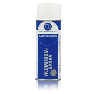 Abbildung von Werkstatt Produkte MW Aluminiumspray Alu Effekt Sprühlack Farbspray hitzebeständig 400ml
