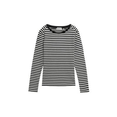 Abbildung von TOM Tailor Denim Langarmshirt, Damen, Größe: XS, Black white stripe