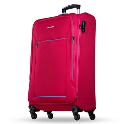 Abbildung von NOWI Sevilla Trolley M 55x40x20 Leichter Koffer 30L 4 Rollen &amp; Zahlenschloss BLAU
