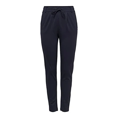 Abbildung von ONLY Damen Onlpoptrash Life Easy Col Pant PNT Noos Hose, Farbe:Dunkelblau, Jeans/Hosen Neu:S / 32L