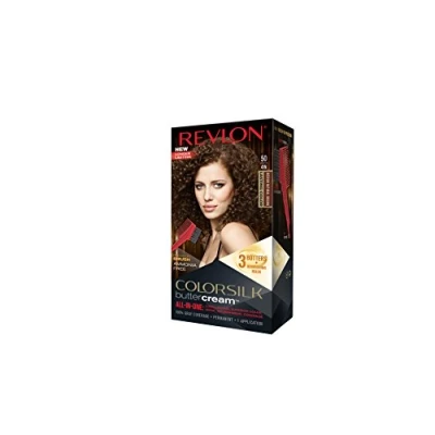 Abbildung von Revlon Luxurious Colorsilk Buttercream Hair Color 126,8 ml 50/41N Medium Natural Brown