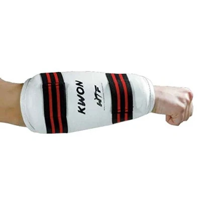 Abbildung von KWON Armschoner Unterarmschutz Unterarmschoner Kampfsport Taekwondo Untera, Für Vollkontakt geeignet, feucht abwischbar, Kunstleder, XS XL