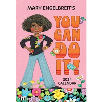 Abbildung von Mary Engelbreit&#039;s 12 Month 2024 Monthly Pocket Planner Calendar: You Can Do It