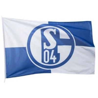 Abbildung von Everflag Hissfahne Schalke 04 Karo 250 x 150 cm
