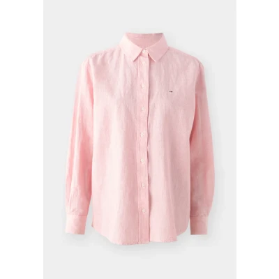 Abbildung von Tommy Jeans Hemdbluse, Damen, Größe: XS, Precious pink