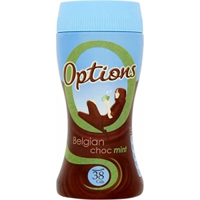 Abbildung von Optionen Belgian Chocolate Mint Instant Hot Drink (220g) Packung mit 2