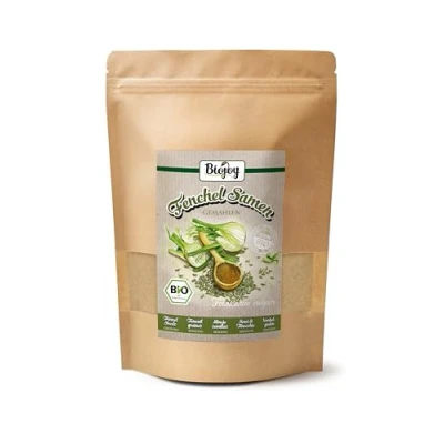 Abbildung von Biojoy BIO Fenchel gemahlen (500 g), Fenchelsamen als Pulver, Fenchelpulver (Foeniculum vulgare)