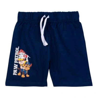 Abbildung von Paw Patrol Shorts für Jungen Kinder Kurze Hose Trainingshose Bermuda Blau (DE/NL/SE/PL, Numerisch, 98, 104, Regular, Blau)