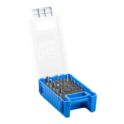 Abbildung von PFERD HM Frässtift Set, 15 teilig, Zahnung 5, Schaft ø 3 mm, 21901501 Für die feine Zerspanung auf den wichtigsten industriell verwendeten Werkstoffen