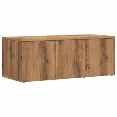 Abbildung von vidaXL TV Schrank Artisan Eiche 80x34x30 cm Holzwerkstoff, Ständer, Bank, Fernsehschrank, Board, Sideboard, Fernsehtisch, HiFi