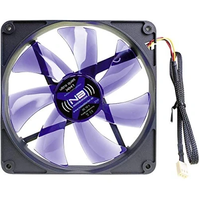 Abbildung von Noiseblocker PC Gehäuselüfter BlackSilent Fan XK1 Lüfter mit Silent Wings Die Maximale Lautstärke Beträgt nur 12 dB (A) und Airflow von 60 m3/h ITR XK 1 120mm