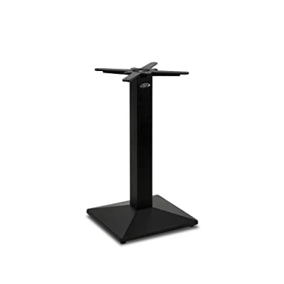 Abbildung von Dublino Gusseisen Premium Tischgestell PJ7007 (Tischbein), pulverbeschichtet schwarz Höhe 73 cm Gewicht: 16 kg Pyramidenförmige Bodenplatte mit 42,5x42,5