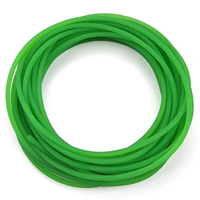 Abbildung von Hochleistungs Urethan Rundriemen mit rauer Oberfläche PU Polyurethan für das Antriebsgetriebe Grün(4mm*10m)