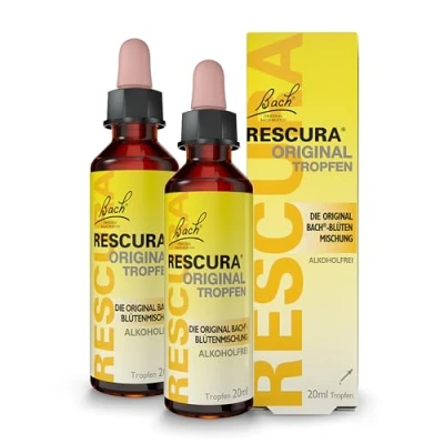 Abbildung von Original Bach RESCURA Tropfen alkoholfrei: (ehemals Rescue) Bachblüten Mischung, 2 x 20ml