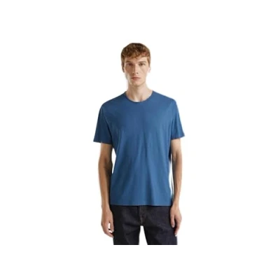 Abbildung von United Colors of Benetton Herren 3je1j19a5 T Shirt, blau, Medium