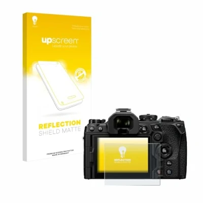 Abbildung von upscreen Entspiegelungs Schutzfolie für Olympus OM System 1 Mark II Displayschutz Folie Matt [Anti Reflex, Anti Fingerprint]