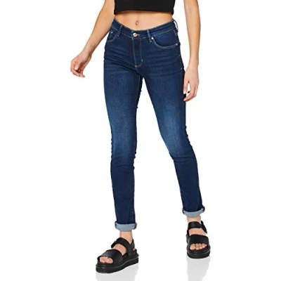 Abbildung von s.Oliver LANG Jeans Slim Fit, Damen, Größe: 42x30, Dark blue