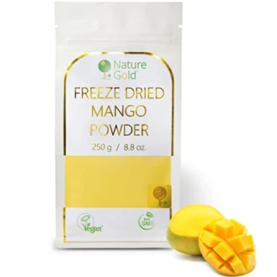 Abbildung von Gefriergetrocknetes Mangopulver 250g 100% Natürlich &amp; Vegan GVO frei Ohne Zucker und Zusatzstoffe *