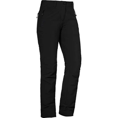 Abbildung von Schöffel Damen Pants Engadin W, warme und wasserabweisende Wanderhose für Frauen, Outdoor Hose mit weichem Futter, black, 46