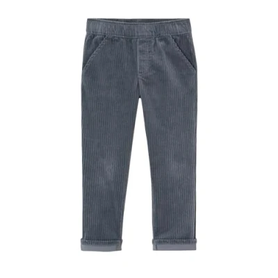 Abbildung von Vertbaudet MIT Dehnbund Stoffhose für Kinder, Größe: 158/164, Schieferblau