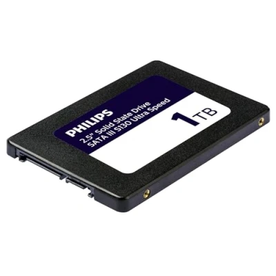 Abbildung von Philips Interne SSD 2.5&quot; SATA III 1 TB S130 Ultra Speed, Lesegeschwindigkeit bis zu 550 MB/s