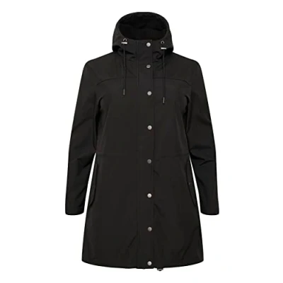Abbildung von Kaffe Curve Damen Kctappa Coat Jacke, Black Deep, 42