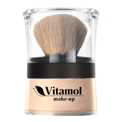 Abbildung von Vitamol Make up Natural Mineral Powder Bio mikronisiertes Pulver 14gr (Camel)