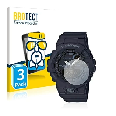 Abbildung von BROTECT Schutzglas für Casio G Shock GBA800 (3 Stück) Schutzfolie Panzer Folie Glas [Extrem Kratzfest 9H, Anti Fingerprint, Ultra Transparent]