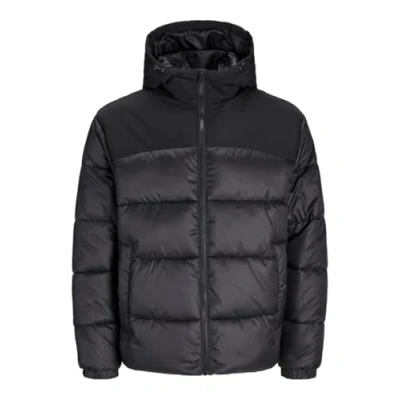 Abbildung von JACK&amp;JONES PLUS Herren JJMOON Hood Puffer PLS Pufferjacke, Black, 6XL