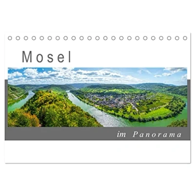 Abbildung von Mosel im Panorama (Tischkalender 2025 DIN A5 quer), CALVENDO Monatskalender