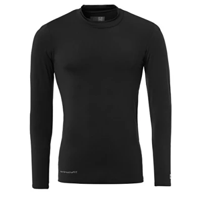 Abbildung von uhlsport Herren Skjorte Funktionsshirt La T shirt, Schwarz, S EU