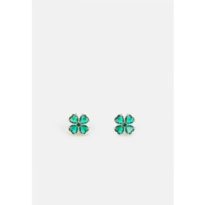 Abbildung von Swarovski Idyllia Pierced Earrings STUD Clover Ohrringe, Damen, Größe: One Size, Green