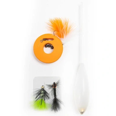 Abbildung von Fladen Bomb Float Set Seatrout Seabass Garfish Rainbow Groen, oranje, zwart Kunstköder
