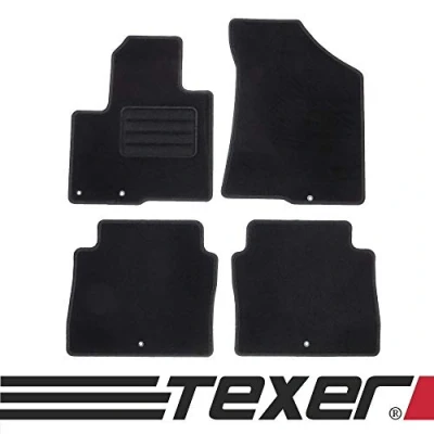 Abbildung von TEXER Textil Fußmatten Passend für Hyundai Santa Fe II Bj. 2010 2012 Basic