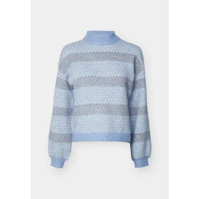 Abbildung von Vero Moda Vmtrixie Highneck Strickpullover, Damen, Größe: XS, Allure/birch/silver mink