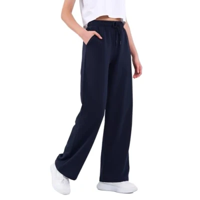 Abbildung von COMEOR Jogginghose Damen für lässigen Komfort und modernen Stil mit weitem Bein