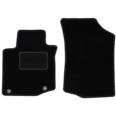 Abbildung von Wielganizator Automatte Passend für Citroen C1 I Schrägheck 2005 2014 Velours Autozubehör Auto Fußmatten Fußmatte 2 teilig schwarz