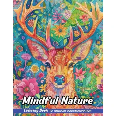Abbildung von Mindful Nature: Adult Coloring Book with Nature for Stress Relief and Relaxation (Christmas Pages)