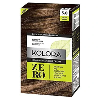 Abbildung von KOLORA ZERO Golden Brandy, kein Ammoniak, Haarfarbe