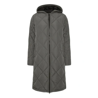 Abbildung von Oxmo Oxstanca Wintermantel, Damen, Größe: Large, Pewter