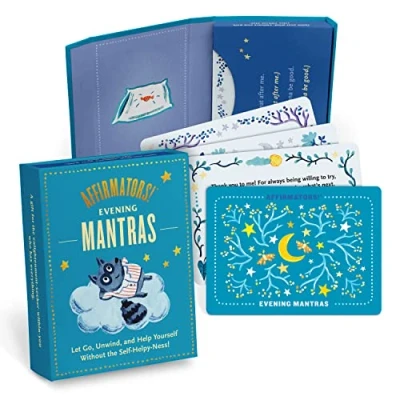 Abbildung von Knock Affirmators! Mantras (Evening) Card Deck, 40 Cards